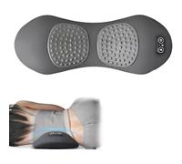 3-in-1 Back Massager, Traction Lifting and Vibration Massage and Heat Compress Against Pain, Sciatica Massager for Neck and Shoulder and Backs(Gray)