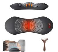 3 in 1 Back Therapy, 2026 Upgraded Back Massagers, Back Stretcher with Warming, Gentle Pulling & Vibration Functions, Promotes Relaxation of The Waist, Back, Neck and Shoulders (Gray)