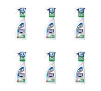 3 in 1 Bathroom Limescale Remover Anti-Bacterial Spray 500ml - Pack of 6