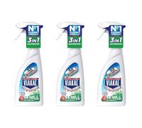 3 in 1 Bathroom Limescale Remover Spray, Tackles Soap Scum and Bacteria, 500ml, Pack of 3