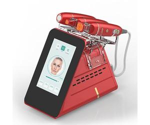 3 In 1 Beauty Machine, Skin Tightening Device with 3 Probe Handle, 90% Penetration into Skin Tissue, Safe & Painless Operation, Visible Results in 15-28 Days, for Face, Arm, Waist, Belly