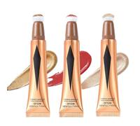 3-in-1 Beauty Wand- Liquid Contour, Cream Blush and Highlighter with Cushion Applicator for Natural, Silky Radiance - Contour, Blush and Highlight in One