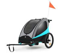 3-in-1 Bike Trailer for Kids NAVA blue