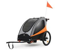 3-in-1 Bike Trailer for Kids NAVA orange