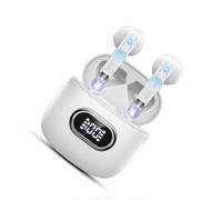3-in-1 Buletooth 5.4 Translator Earbuds with 7 Translation Modes, 49H Playtime, AI Language Translation Earbuds Real Time, 164 Languages Headphones Translator In Ear for Travel Business Learning White