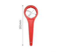 3-in-1 Bung Wrench Bucket Opener Gadget for 5 from 55 to Gallon Drums Aluminum Alloy Drum Lid Remover with Non-Slip Grip Compatible Having Cans (Plastic Small)