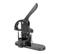 3-in-1 Button Maker Machine - 1/1.25/2.28 Inch (25/32/58mm) Pin Maker with 300pcs Button Parts &Magic Book Ergonomic Arc Handle Punch Press Kit for Children DIY Gifts & Craft Projects (black)