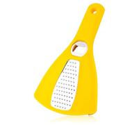 3-in-1 Can Opener, Stainless Steel PP Material Household 3-in-1 Tin Lid Opener Grater Portable Multifunctional Bottle Jar Opener Vegetable Cheese Food Grater Kitchen Gadget (Yellow)