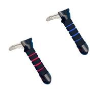 3 In 1 Car Door Handle for Elderly Disabled, Handly Car Handle, Car Handle Mobility Aid, Car Door Assist Handle, Window Breaker, Seatbelt Cutter, Car Tool for Getting In/Out of Cars (red+blue)