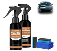 3-in-1 Car Scratch Remover Spray | Nano Paint Sealant | Quick Fix & High Gloss for All Car Colors (2PCS)