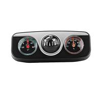 3 in 1 Car Truck Dash Mount Navigation Thermometer Hygrometer with Self Adhesive Tape for Cars Boats Marine Trucks