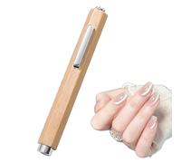 3 in 1 Cat Eye Magnet for Nail, Wooden Handle Cat Eye Nail Magnet Tool, Versatile Magnet Tool for Nails, Nail Art Magnet for Gel Polish, Easy-to-Use for Salon and Home DIY Manicure Accessories