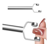 3 IN 1 Cat Eye Nail Magnet Y-Shaped Double Head Magnetic Cat Eye Gel Polish Multifunctional Nails Design Tools Powerful Force Magnet Portable Handheld for Salon Studio Home Manicure