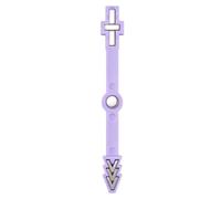 3-in-1 Cat Eye Nail Magnetic Wand, Dual End Purple | Plastic Curved Handle, 1.5cm Heads with Push Angle, for Gel Nails and Press Tips