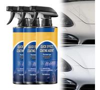 3 in 1 Ceramic Car Coating Spray, Multi-functional Coating Renewal Agent, Car Polish, High Protection Quick Car Coating Spray, Car Fast-Acting Coating Spray, All Cars & Surfaces (3PCS)