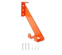 3 in 1 Chainsaw Wall Mount,Stainless Steel Storage Rack with Orange Coat,Heavy Duty Holder for Gas Electric Saws,Space Saving Garage Organizer for Tools(1Pcs)