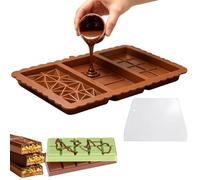 3 in 1 Chocolate Moulds Silicone, Chocolate Bar Moulds Silicone