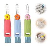 3 in 1 Cleaning Brush for Cup Lids, New Multifunctional Cleaning Brush, Portable Cup Lid Gap Cleaner with Brush, Stiff Bristle Kitchen Crevice Tool for Water Bottles, Mugs and Teapots