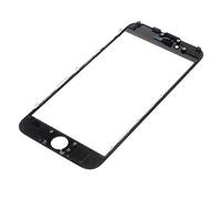 3-in-1 Cold Press Glass Lens on Frame with OCA Layer for iPhone 6 - Black