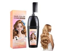 3-in-1 Comb for Hair Coloring with Integrated Brush,Portable Hair Dye Comb for Gray Hair Coverage, Plant Extract HairDye, One StepHair Coloring,Gentle Gray HairCoverage,Easy to use (B)
