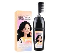 3-in-1 Comb for Hair Coloring with Integrated Brush,Portable Hair Dye Comb for Gray Hair Coverage, Plant Extract HairDye, One StepHair Coloring,Gentle Gray HairCoverage,Easy to use (E)