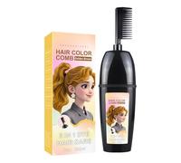 3-in-1 Comb for Hair Coloring with Integrated Brush,Portable Hair Dye Comb for Gray Hair Coverage, Plant Extract HairDye, One StepHair Coloring,Gentle Gray HairCoverage,Easy to use (F)