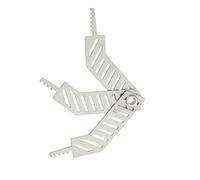 3 in 1 Combs Lock Pick Set Stainless Steel Lock Picking Tool Professional Portable Lockpicking Kit Multifunctional Hand Tool for Firefighter Emergency