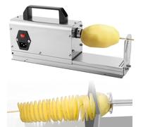 3 in 1 Commercial Electric Potato Slicer, Spiral Tornado Potato Slicer Potato Twister Silce Cutter Thicker for Potatoes, Carrots, Apples Rotate Speed: 200RPM 40W