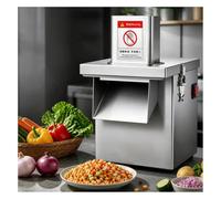 3-in-1 Commercial Veggie Processor, 200W Stainless Steel Electric Slicer, Shreds, Dicer, 330lb/h High Output for Restaurant, Food Stall and Home Use