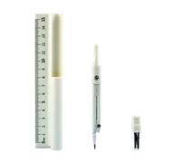 3 in 1 Compasses Geometry Set with Ruler Pencil Multifunctional Drawing Compasses Geometry Tool School Measuring Multipurpose Drawing Ruler Measuring Tool