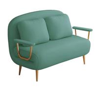 3-in-1 Convertible Armchair Bed for Adults, Ergonomic Adjustable Sofa with 6 Positions, High-Density Foam Seat, Stylish Green Flannel for Living Room & Bedroom (190 * 102 * 32cm)
