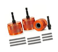 3 in 1 Coppers Pipe Polishing Brush Set with Aluminum Handle for 15Mm 22Mm 28Mm Pipe Professional Rusts Removal Tool Aluminum Alloy Wire Brush