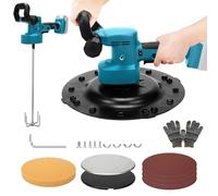 3-in-1 Cordless Cement Paddle Mixer, Mortar Trowel & Wall Sander - Compatible with Makita 18V (No Battery), 6-Speed Electric Wall Smoothing Machine for Levelling, Polishing, Finishing