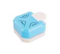 3-in-1 Corner Rounder Punch, Paper Hole Punch Corner Cutter for 3 Sizes, for Paper, Cards, Scrapbooking, Photo (Blue)