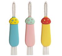 3 in 1 Cup Lid Cleaning Brush PP ABS, Rotatable & Foldable Cup Cleaner Brush, Multifunctional Bottle Cleaner for Narrow Spaces, Tight Corners.