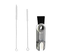 3-in-1 Cup Lid Crevice Cleaning Brush - 1 Pcs, 2 Pcs Straw Brushes, Multifunctional Detail Brush for Cup Lids, Straws, Test Tubes
