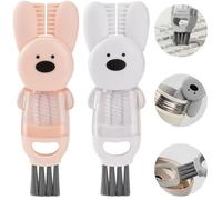 3-in-1 Cup Lid Crevice Cleaning Brush Portable Multifunctional Bottle Cup Lid Gap Cleane Brushs Crevice Cleaning Brush Tools for Cups,Lids,Bottle,Home Kitchen (multicolor2)