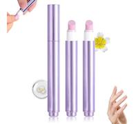 3-in-1 Cuticle Oil Pen, Cuticle Remover Pen, Cuticle Pusher Oil Pen with Ceramic Tip, Nail Care Pen Cuticle Oil for Dry, Stressed Nails