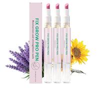 3-in-1 Cuticle Oil Pen, Cuticle Remover Pen with Ceramic Tip, Moisturising, Strengthening, Brightening, Repair Dry, Cracked Nails (3 Pieces)