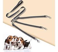 3 in 1 Dog Leashes,Reflective design,Multi Pet Leads Pet Triple Lead Coupler Adjustable Detachable Nylon Traction Rope for One/Two/Three Dog Cats Pet Walking training and running gear, (YGGS-1)1