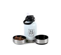 3-in-1 Dog Water Bottle, Loved by Dog Owners for Happy, Easy Outings | Leak-Proof, BPA-Free & Insulated with built in dog Bowls & Snack Storage for Joyful Walks