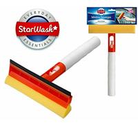 3 in 1 Double-Sided Window Squeegee Cleaner Rubber Blade Sponge And Spray Bottle