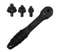 3-in-1 Drill Chuck Ratchet Spanner Magnetic Universal Drill Chuck Ratchet Wrench Most Electric Drills and Power Tools, 10mm+13mm+16mmm