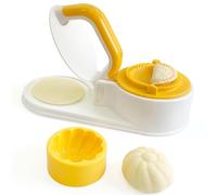 3 in 1 Dumpling Maker Machine for Adult Kids, Dumpling Skin Maker Dumpling Moulds, Home Manual Dumpling Making Tool, Happy & Easy to Make Dumplings for New Year (white)