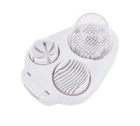 3 in 1 Egg Slicer for Hard Boiled Eggs, Multifunctional Egg Cutter with Stainless Steel Wire, Portable Multi Chopper Tool Food Evenly Slice with Sharp Wire for Strawberry Mushroom Grape Cherry Tomato