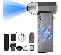 3 in 1 Electric Compressed Air Duster Vacuum Cleaner Stepless Speed Rechargeable Cordless Air Blower Air Cleaner for Car Dryer PC Keyboard Cleaner