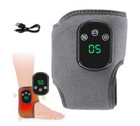 3-in-1 Electric Foot Massager, Triple Method Ankle Massager, Portable Feet Heating Pad, USB Rechargeable Ankle Massage with 3 Mode, 5 Heat Level Foot Wrap Warmer for Women and Men (1)