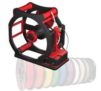 3-in-1 Electric & Hand-cranked 3d Filament Respooler, Adjustable Tension, 1kg Capacity Universal Winder For 3d Printing Enthusiasts, Welders & Textile Artists Electric-Red