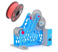 3-in-1 Electric & Hand-cranked 3d Filament Respooler, Adjustable Tension, 1kg Capacity Universal Winder For 3d Printing Enthusiasts, Welders & Textile Artists Electric-Blue