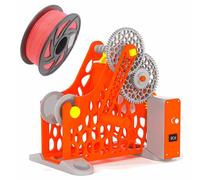3-in-1 Electric & Hand-cranked 3d Filament Respooler, Adjustable Tension, 1kg Capacity Universal Winder For 3d Printing Enthusiasts, Welders & Textile Artists Electric-Orange